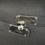 【5he5439-h】エルメス ショルダーバッグ ジプシエール34 トリヨンクレマンス ブラック シルバー金具 □P刻印【中古】メンズ レディース ユニセックス