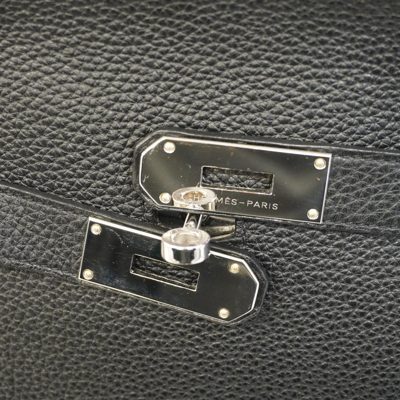 【5he5439-h】エルメス ショルダーバッグ ジプシエール34 トリヨンクレマンス ブラック シルバー金具 □P刻印【中古】メンズ レディース ユニセックス