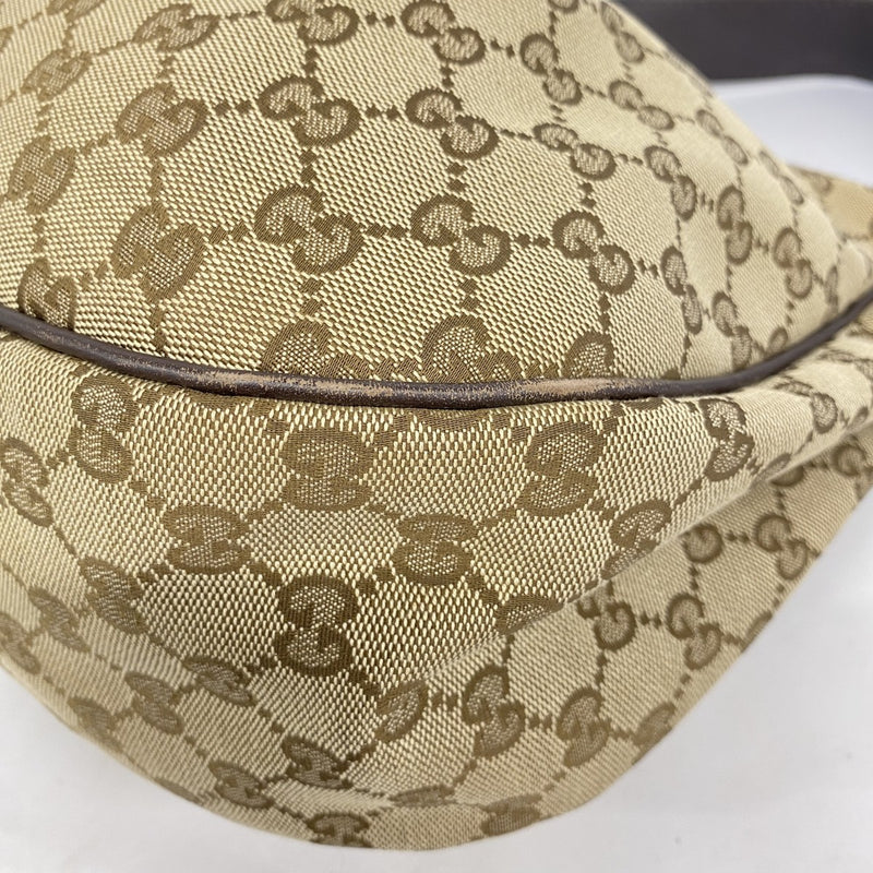 【5he5564-h】グッチ ショルダーバッグ GGキャンバス 232955 キャンバス ブラウン シャンパンゴールド金具【中古】レディース