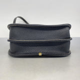 【5he5565-h】グッチ ショルダーバッグ 007 261 0715 レザー ブラック ゴールド金具【中古】レディース