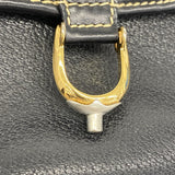【5he5565-h】グッチ ショルダーバッグ 007 261 0715 レザー ブラック ゴールド金具【中古】レディース