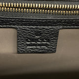 【5he5577-b-h】グッチ ショルダーバッグ バンブー 387611 レザー ブラック シャンパンゴールド金具【中古】レディース