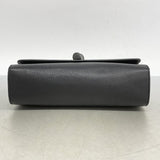 【5he5577-b-h】グッチ ショルダーバッグ バンブー 387611 レザー ブラック シャンパンゴールド金具【中古】レディース