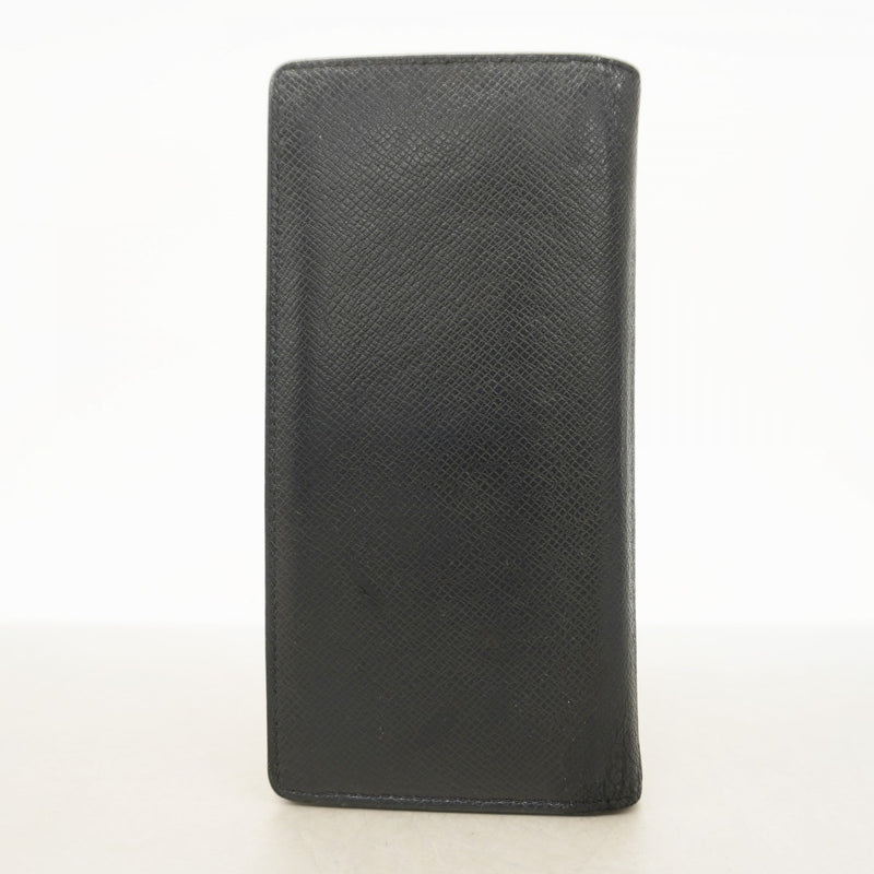 ★SALE【5he5606-h】ルイヴィトン 長財布 タイガ ポルトフォイユブラザ M30502 ブルーマリーヌ【中古】メンズ