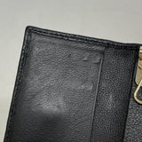 【5he5624-h】グッチ キーケース マイクログッチシマ 388682 レザー ブラック ゴールド金具【中古】レディース