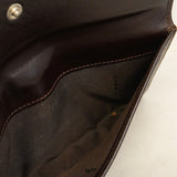 【5he5629-h】フェンディ 長財布 ズッカ ナイロンキャンバス ブラウン シルバー金具【中古】レディース