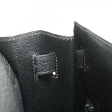 【5he5638-h】エルメス ハンドバッグ ケリー35 アルデンヌ ブラック ゴールド金具 ○Z刻印【中古】レディース