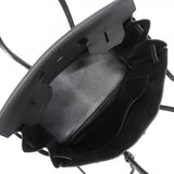 【5he5646-h】エルメス ハンドバッグ バーキン35 トゴ ブラック シルバー金具 C刻印【中古】レディース