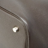 【5he5647-h】エルメス ハンドバッグ ピコタンMM トゴ エベーヌ シルバー金具 □G刻印【中古】レディース