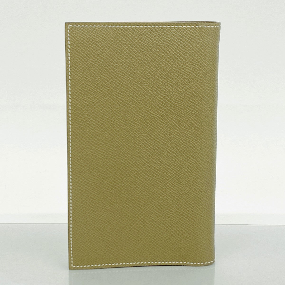 【5he5673-h】エルメス 手帳カバー アジェンダ ヴォーエプソン エトゥープ シルバー金具 □R刻印【中古】メンズ レディース ユニセックス