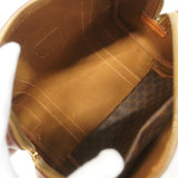 ★SALE【5he5695-h】セリーヌ ハンドバッグ マカダム PVC ブラウン ゴールド金具【中古】レディース