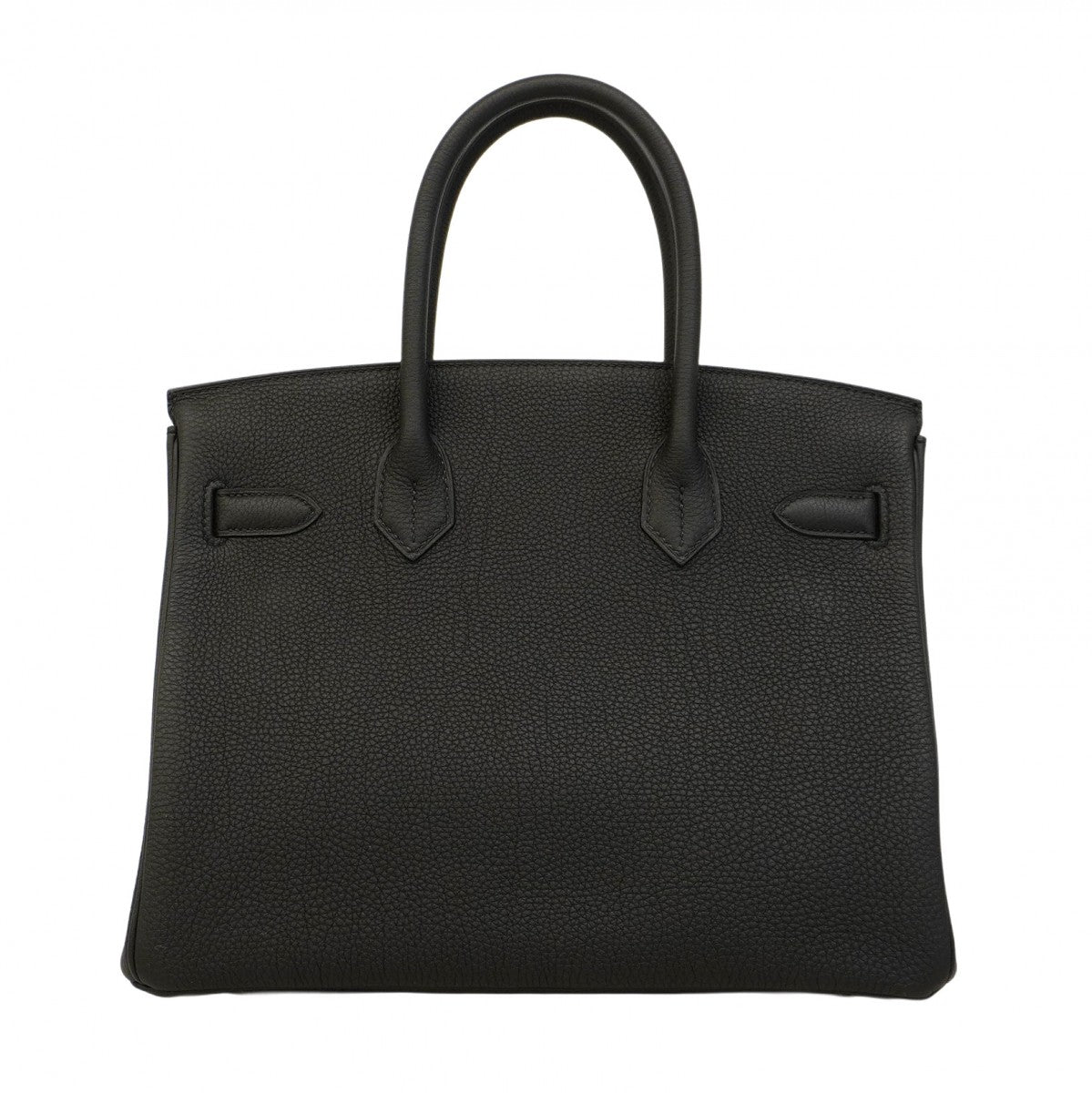★SALE【5he5705-g-b-h】エルメス ハンドバッグ バーキン30 トゴ ブラック シルバー金具 C刻印【中古】レディース