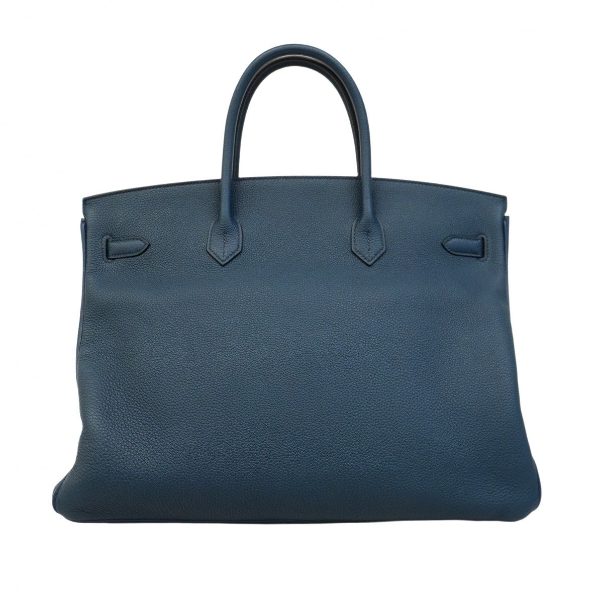 ★SALE【5he5706-g-h】エルメス ハンドバッグ バーキン40 トゴ ブルードプリュス シルバー金具 Z刻印【中古】メンズ