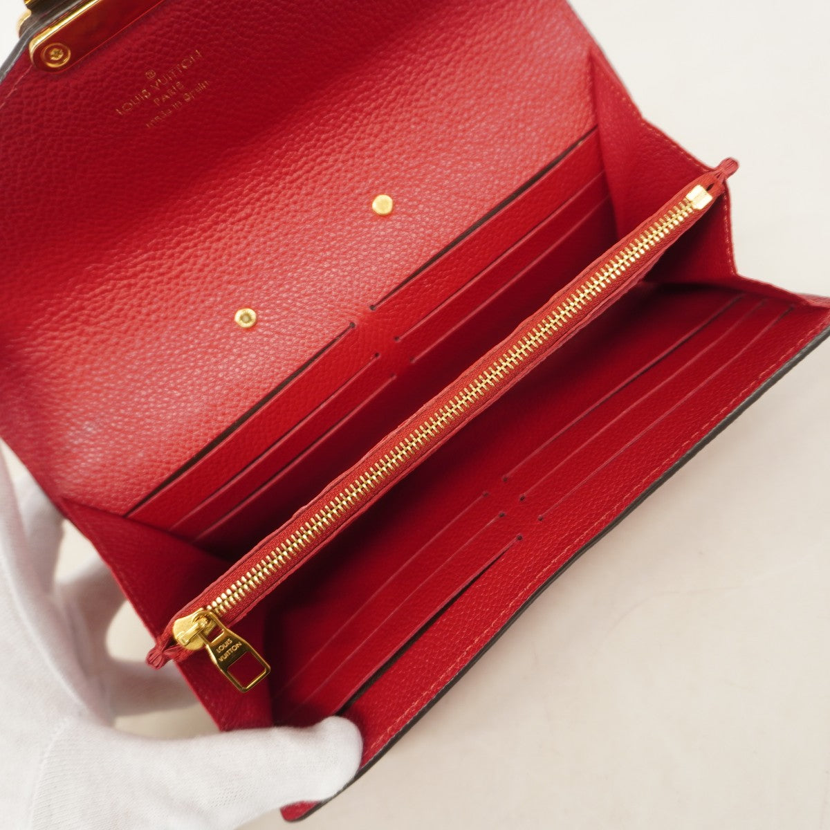 ★SALE【5he5717】ルイヴィトン 長財布 モノグラム・アンプラント ポルトフォイユメティス M63728  スリーズ【中古】レディース