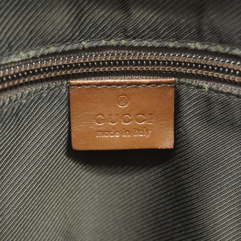 ★SALE【5he5720】グッチ ショルダーバッグ GGキャンバス 03136 キャンバス ベージュ ブラウン シルバー金具【中古】レディース