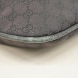 ★SALE【5he5722】グッチ ショルダーバッグ GGキャンバス バンブー 001 4033 キャンバス ブラック シルバー金具【中古】レディース