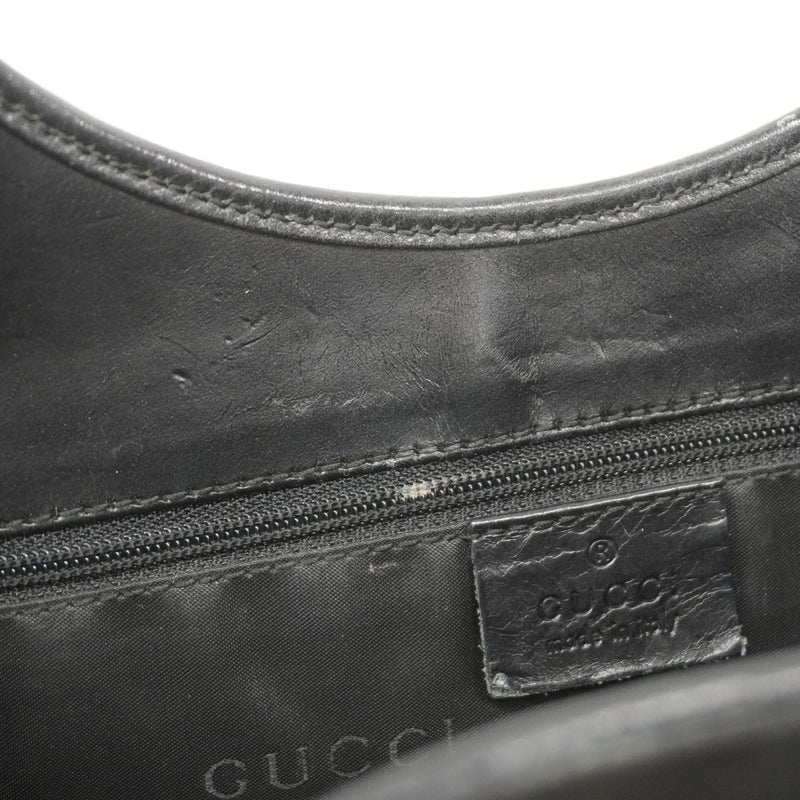 ★SALE【5he5723】グッチ ハンドバッグ ジャッキー 002 1067 ナイロンキャンバス ブラック シルバー金具【中古】レディース