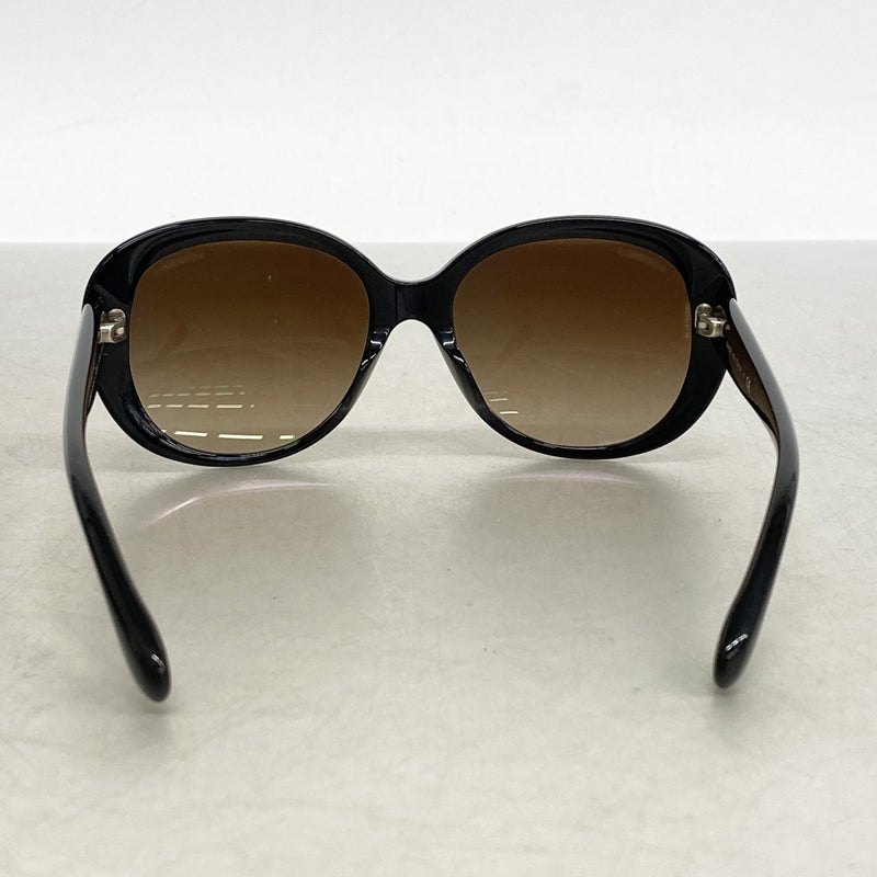 ★SALE【5he5736】シャネル サングラス 5312-A プラスチック ブラック ベージュ シルバー金具【中古】レディース