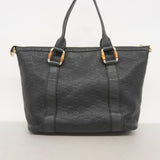 【5he5775】グッチ トートバッグ グッチシマ バンブー 339548 レザー ブラック シャンパンゴールド金具【中古】メンズ レディース ユニセックス