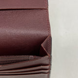 【5he5826】カルティエ 長財布 マスト レザー ブラック シルバー金具【中古】メンズ