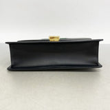 【5he5833】グッチ ショルダーバッグ シルヴィ 421882 レザー ブラック ゴールド金具【中古】レディース