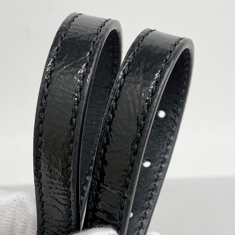 【5he5834】グッチ ショルダーバッグ シルヴィ 524405 ベロア ブラック ゴールド金具【中古】レディース