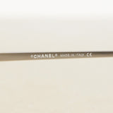 【5hf5932】シャネル サングラス 4017-D プラスチック パープル クリア シルバー金具【中古】レディース