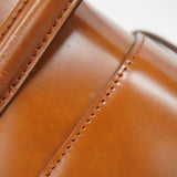 【5hf5969】カルティエ ハンドバッグ パンテール レザー ブラウン シルバー金具【中古】レディース