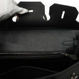 【5ia0217-e-g】エルメス ハンドバッグ バーキン35 トゴ ブラック シルバー金具 K刻印【中古】レディース