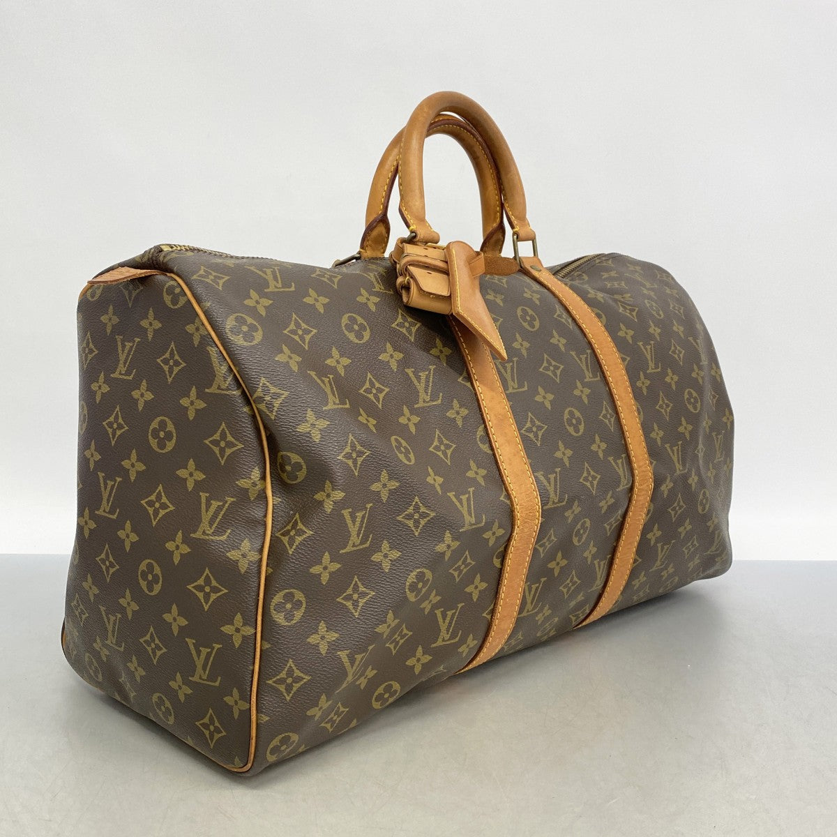 【5ia0252】ルイヴィトン ボストンバッグ モノグラム キーポル50 M41426 ブラウン【中古】メンズ レディース ユニセックス