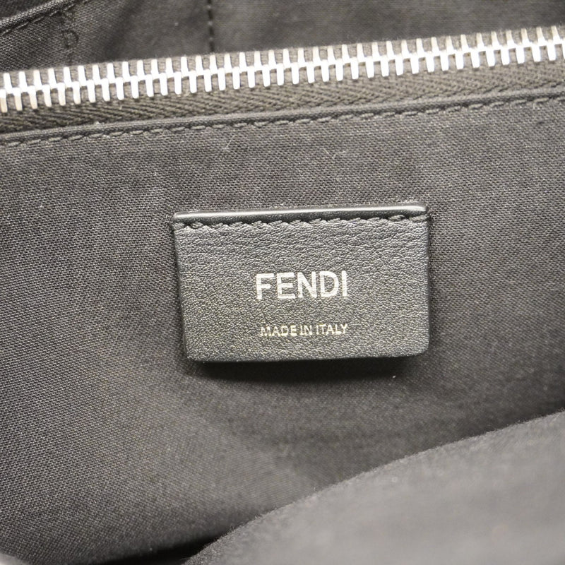 【5ia0345】フェンディ ハンドバッグ バイザウェイ レザー ブラック シルバー金具【中古】レディース