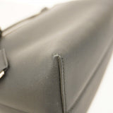 【5ia0345】フェンディ ハンドバッグ バイザウェイ レザー ブラック シルバー金具【中古】レディース