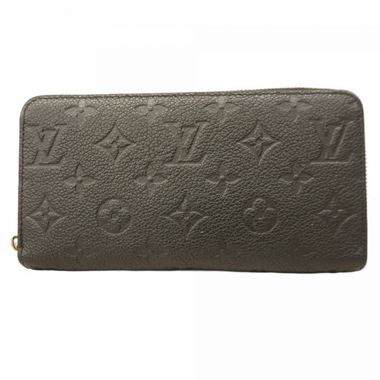 【5ia0352】ルイヴィトン 長財布 モノグラム・アンプラント ジッピーウォレット M61864 ノワール【中古】レディース