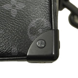 【5ia0360】ルイヴィトン ショルダーバッグ モノグラム・エクリプス ミニソフトトランク M44735 ブラック【中古】メンズ