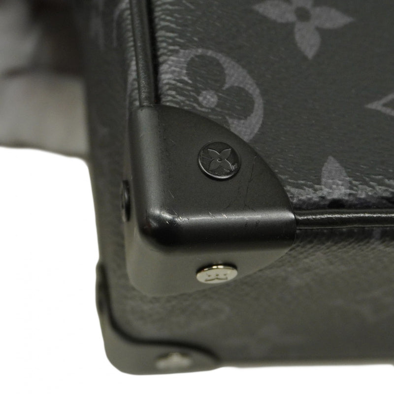 【5ia0360】ルイヴィトン ショルダーバッグ モノグラム・エクリプス ミニソフトトランク M44735 ブラック【中古】メンズ