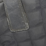【5ia0375】シャネル トートバッグ ニュートラベル ナイロン ブラック シャンパンゴールド金具【中古】レディース