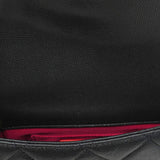 【5ia0428】シャネル ショルダーバッグ ミニマトラッセ チェーンショルダー キャビアスキン ブラック ゴールド金具【中古】レディース