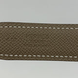 【5ia0498-h】エルメス ベルト コンスタンスベルト スイフト ヴォーエプソン ブラック エトゥープ ゴールド金具 W刻印【中古】レディース