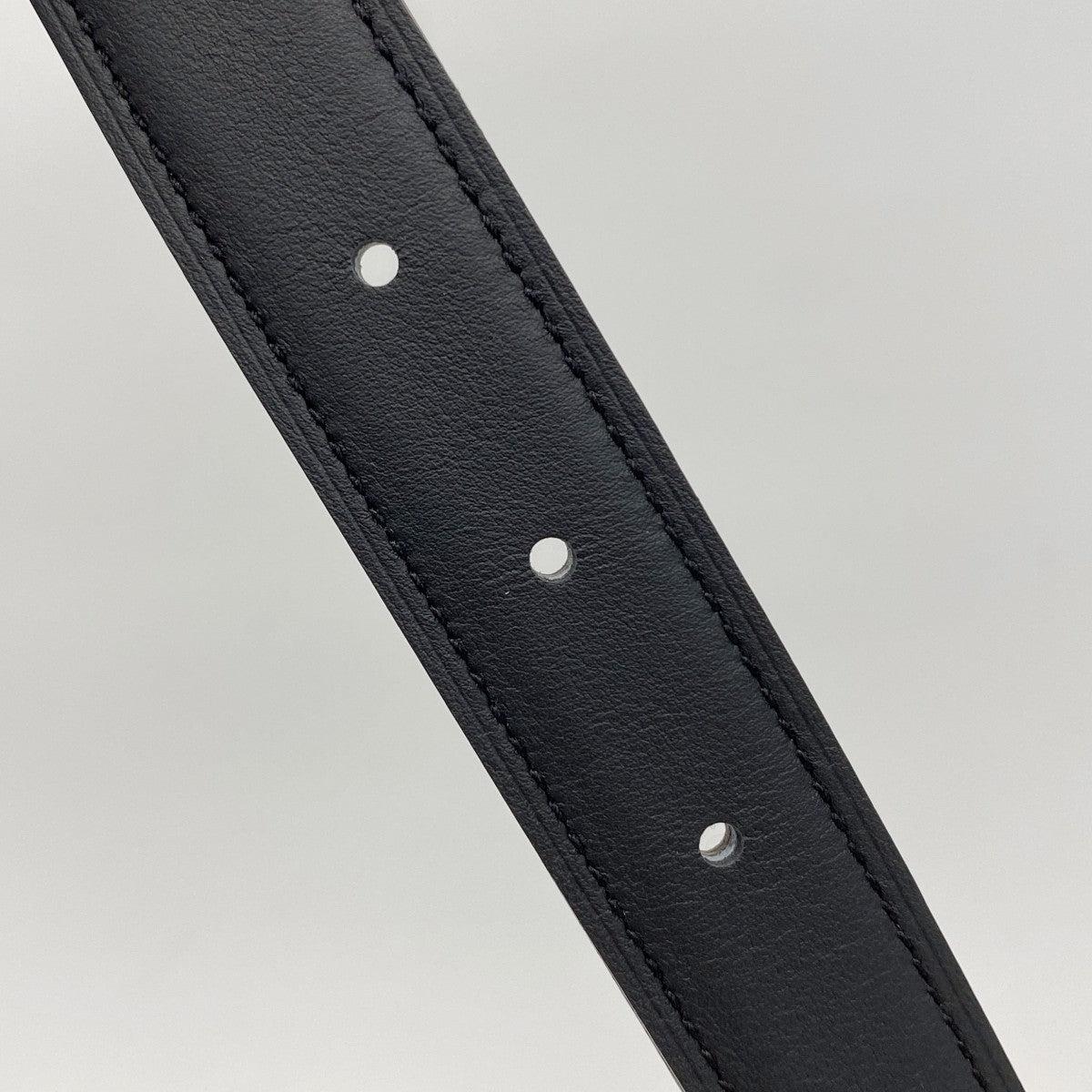 【5ia0498-h】エルメス ベルト コンスタンスベルト スイフト ヴォーエプソン ブラック エトゥープ ゴールド金具 W刻印【中古】レディース