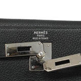 【5ia0545-h】エルメス ハンドバッグ ケリー35 トゴ ブラック シルバー金具 □G刻印【中古】レディース