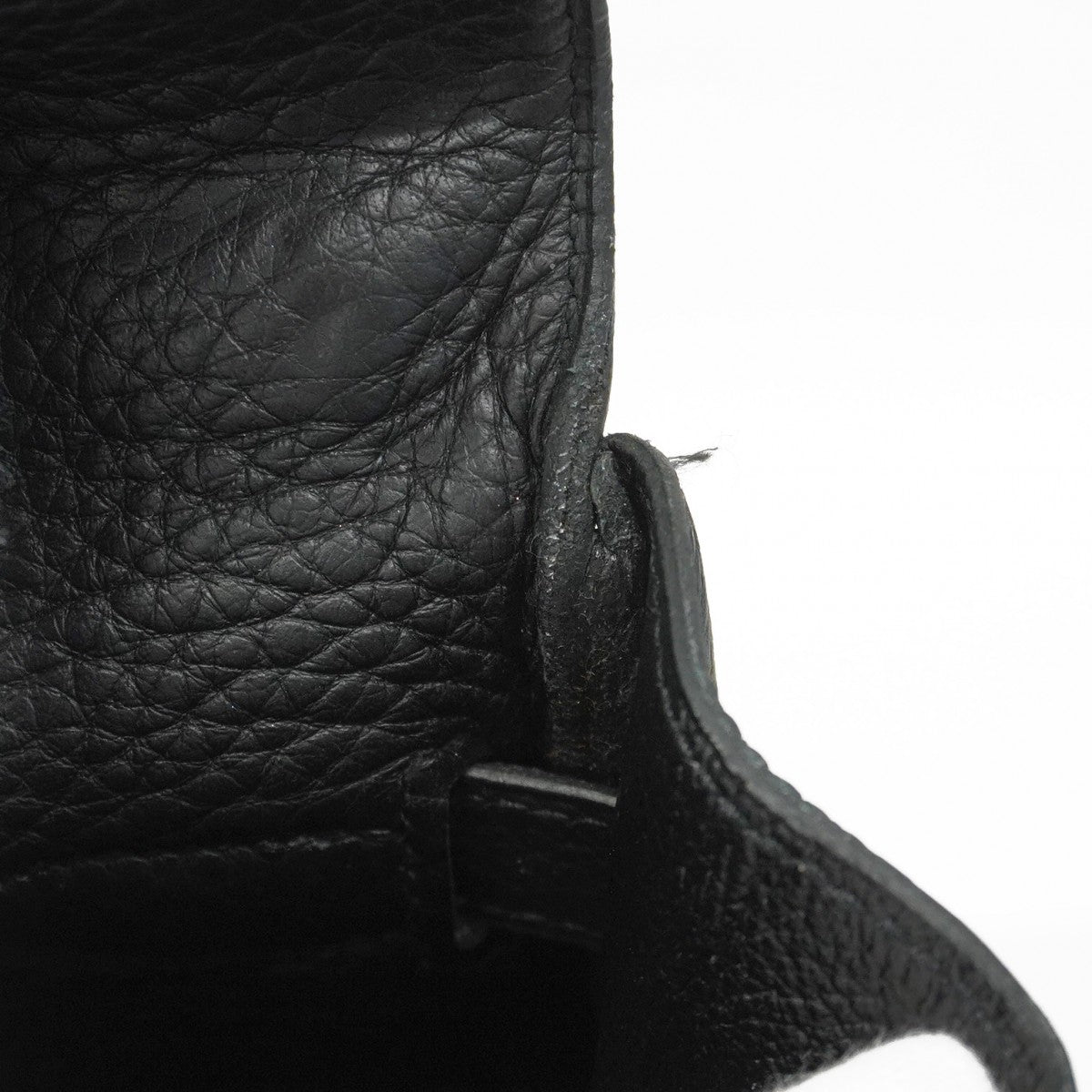 【5ia0545-h】エルメス ハンドバッグ ケリー35 トゴ ブラック シルバー金具 □G刻印【中古】レディース