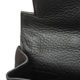 【5ia0545-h】エルメス ハンドバッグ ケリー35 トゴ ブラック シルバー金具 □G刻印【中古】レディース