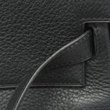 【5ia0545-h】エルメス ハンドバッグ ケリー35 トゴ ブラック シルバー金具 □G刻印【中古】レディース