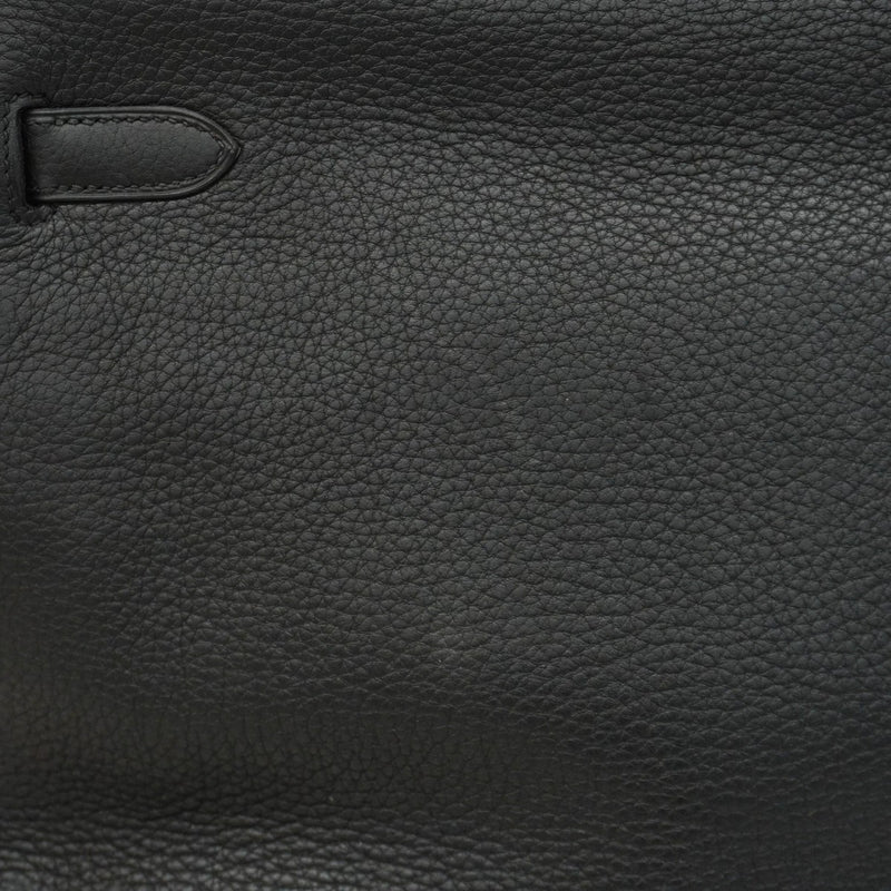 【5ia0545-h】エルメス ハンドバッグ ケリー35 トゴ ブラック シルバー金具 □G刻印【中古】レディース