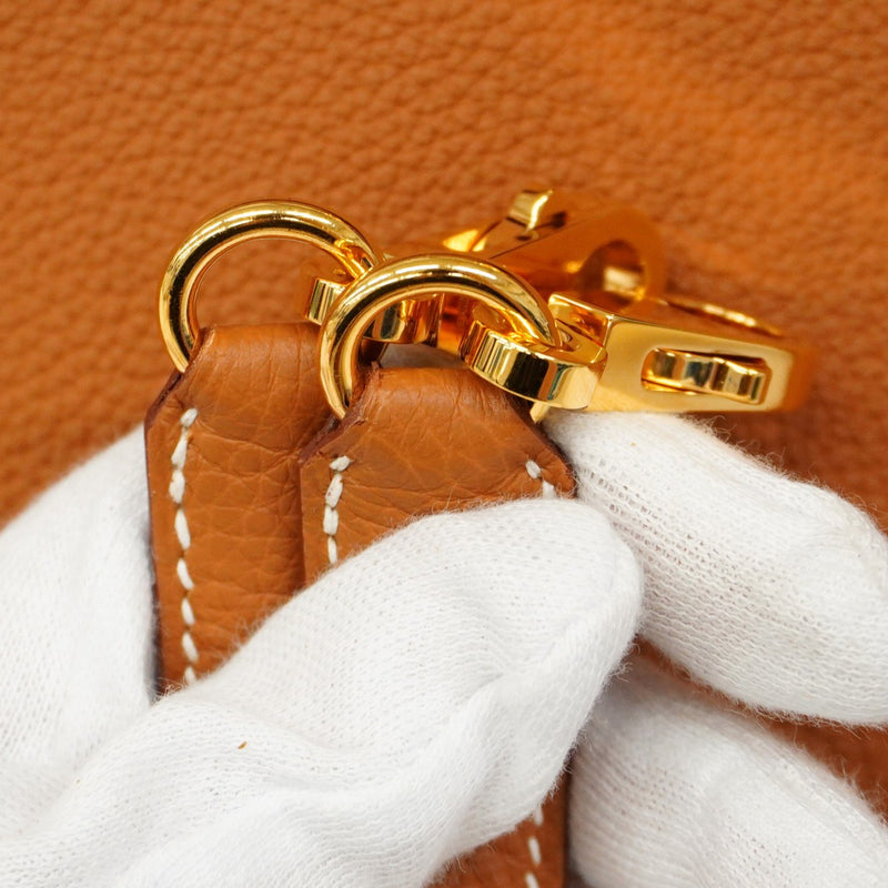 【5ia0643-g-h】エルメス ハンドバッグ ケリー40 トゴ ゴールド ゴールド金具 B刻印【中古】レディース