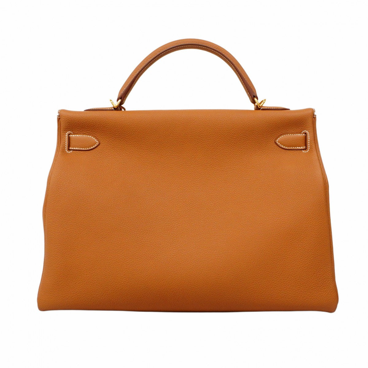 【5ia0643-g-h】エルメス ハンドバッグ ケリー40 トゴ ゴールド ゴールド金具 B刻印【中古】レディース