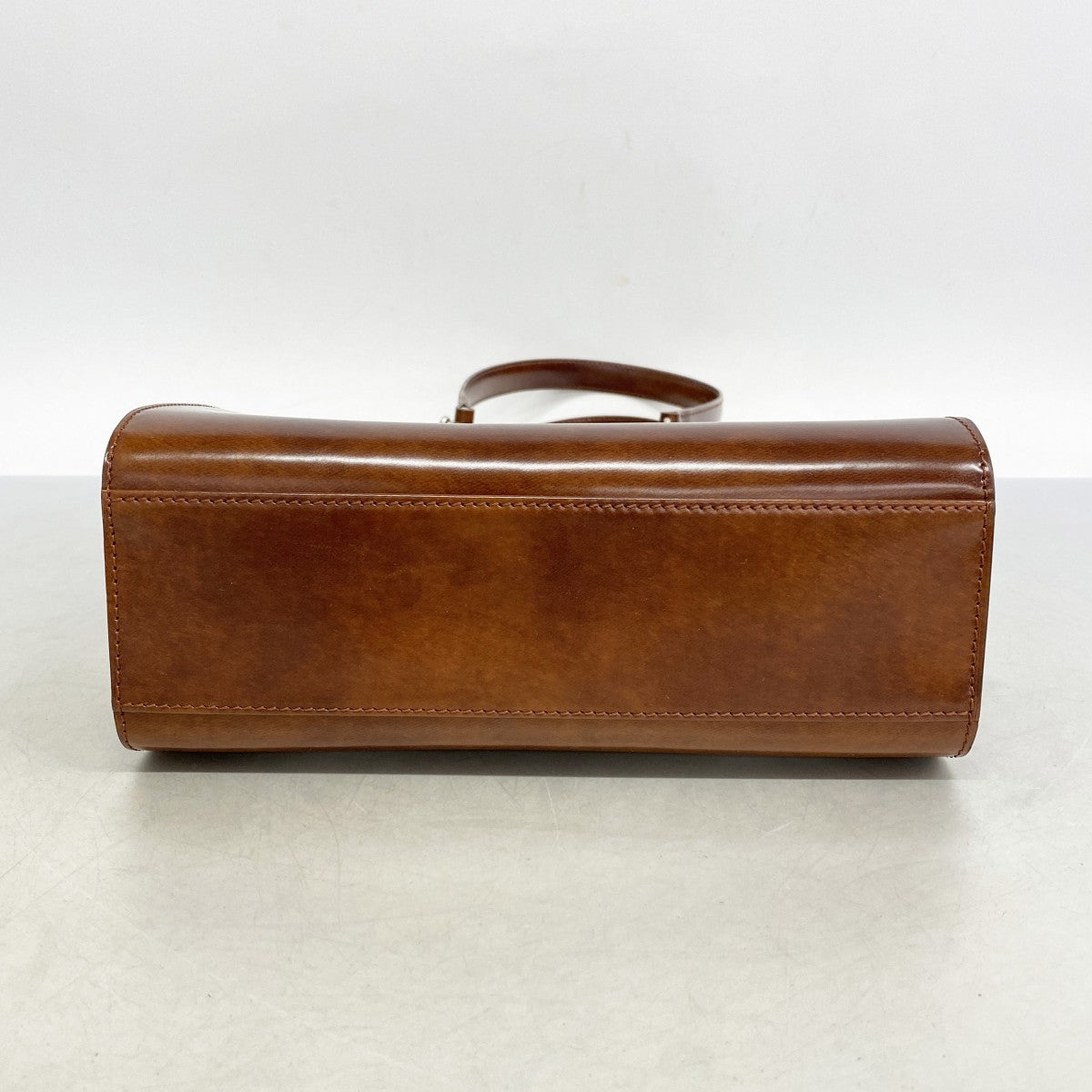 【5ia0742-h】カルティエ ショルダーバッグ パンテール レザー ブラウン シルバー金具【中古】レディース