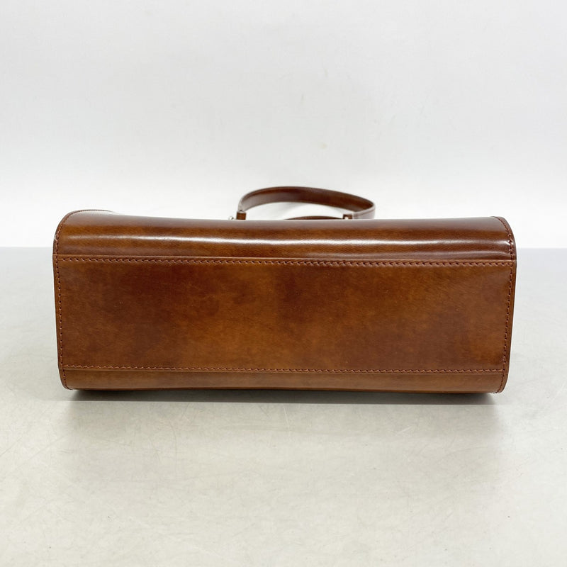 【5ia0742-h】カルティエ ショルダーバッグ パンテール レザー ブラウン シルバー金具【中古】レディース
