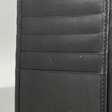 【5ia0746-h】グッチ 手帳カバー 74259 デニム ブラック シルバー金具【中古】レディース