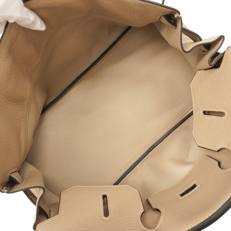 【5ia0786-h】エルメス ショルダーバッグ ショルダーバーキン トリヨンクレマンス トゥルティエールグレー シルバー金具 □K刻印【中古】レディース